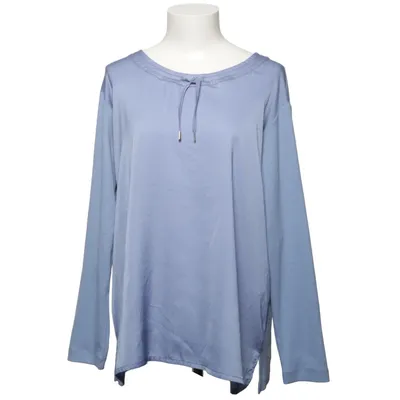 Blouse (Blue) from Le Comte Cotton, Elastane, Polyester
