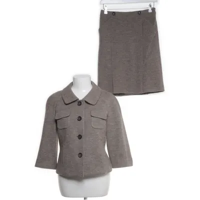 Skirt suit (Brown) from Laurèl Acetate, Viscose, Wool