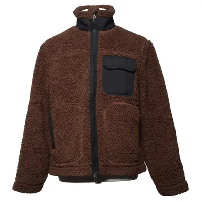 Jacke (Braun, Schwarz) von Arket Polyamid, Polyester, Wolle