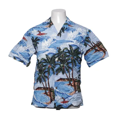 Korte mouwen shirt (Blauw, Meerkleurig) van Ky's Katoen