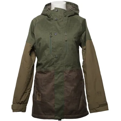 Ski jacket (Green, Brown) from Nitro Elastane, Polyamide, Polyester, Polyurethane
