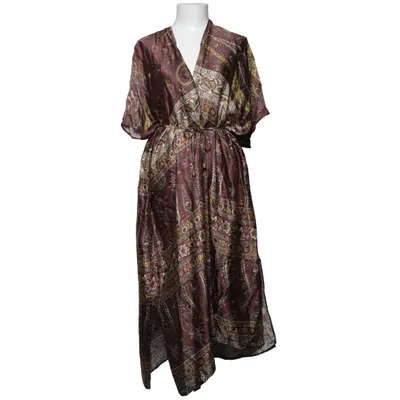 Morgonrock (Brun, Flerfärgad) från Copenhagen Luxe Silke, Viskos