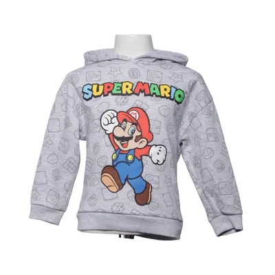 Kapuzenpullover (Grau, Mehrfarbig) von Super Mario