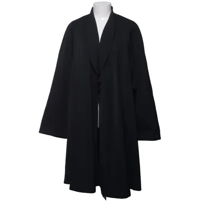 Manteau (Noir) de Goldix Viscose, Laine