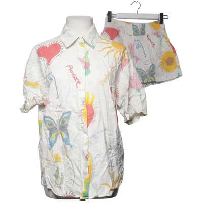 Set (Wit, Meerkleurig) van NA-KD Art Linnen, Viscose