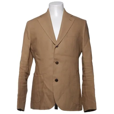 Blazer (Beige) from Blugiallo Linen, Viscose