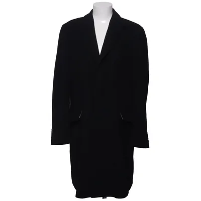 Coat (Black) from Stones Cashmere, Polyamide, Polyester, Wool