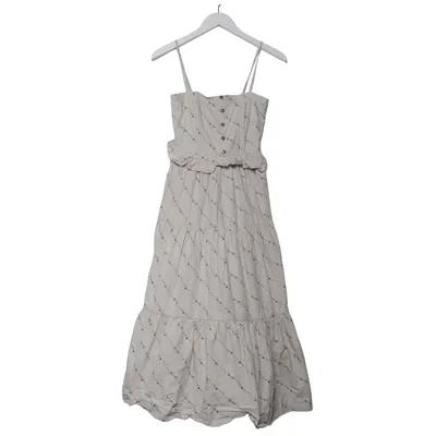 Dress (Beige, Multicolored) from Ganni Cotton