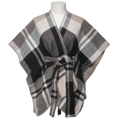 Poncho (Svart, Vit, Beige) från Anna Field Akryl