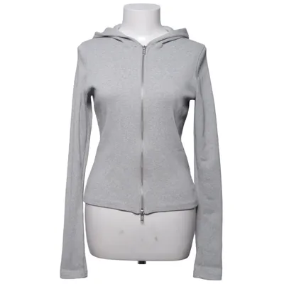 Hoodie (Cut Tight Zip Hoodie) from Weekday Cotton, Elastane