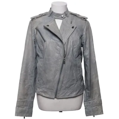 Bikerjakke (Biker 403) fra Goosecraft Bomuld, Læder, Polyester