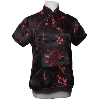 Cheongsam (Black, Red) from Jing Hong