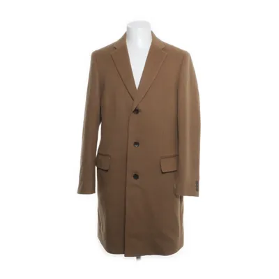 Coat (Brown) from Uniqlo Cashmere, Polyester, Wool