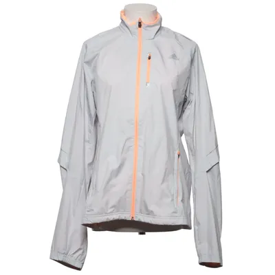 Trainingsjack (Grijs, Oranje) van Adidas Polyester, Polyurethaan