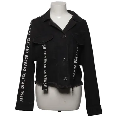 Veste en jean (Noir) de Bershka Coton