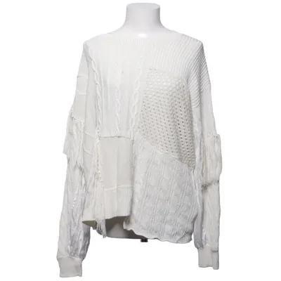 Sweater (White) from Ipekyol Acrylic, Cotton, Linen, Polyamide, Polyester, Viscose