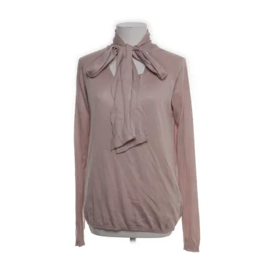Pussy bow blouse (Pink) from Saint Tropez Modal, Polyester, Acrylic, Wool