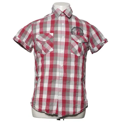 Chemise à manches courtes (Rouge, Gris, Blanc) de FSBN Fishbone Coton