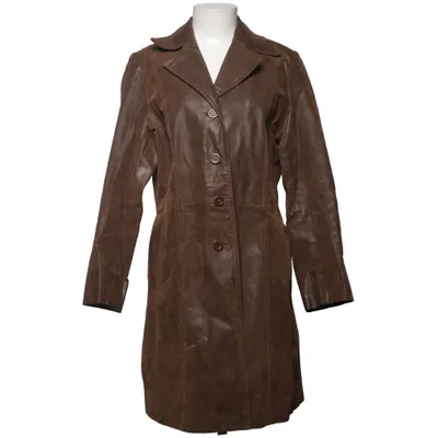 Leather coat (Brown) from Line Collection Polyester