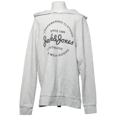 Huvtröja (Grå) från Jack & Jones Bomull, Polyester, Viskos