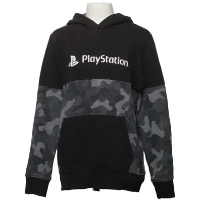 Hoodie (Black, Gray) from Playstation Cotton, Polyester