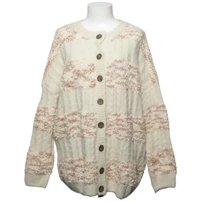 Cardigan (Beige, Brown) from Usha Acrylic, Polyamide, Polyester