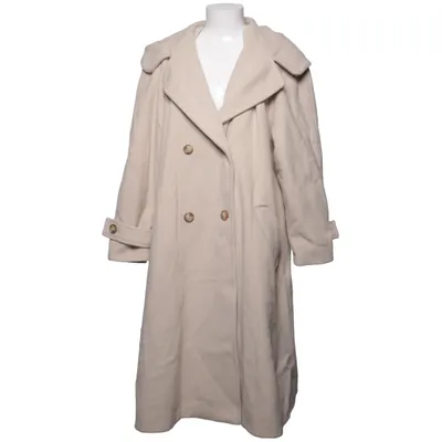 Frakke (Beige) fra Master-Coat Viscose, Uld