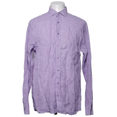 Shirt (Purple, White) from Oscar of Sweden Linen