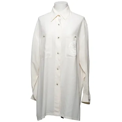 Blouse (Beige) van Hämmerle Zijde