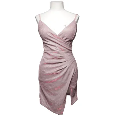 Cocktailklänning (Rosa) från L&S Elastan, Metallfiber, Polyester