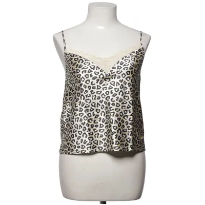 Tank Top (Beige, Black) from Buffalo Elastane, Polyamide
