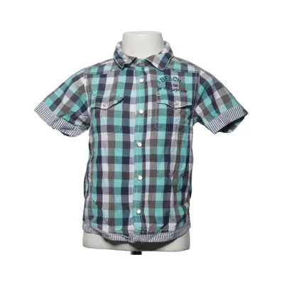 Chemise à manches courtes (Bleu, Vert, Blanc) de Tik & Tak Coton
