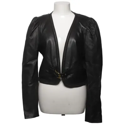 Lederjacke (Schwarz) von Alice by Temperley Acetat, Leder, Wildleder