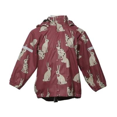 Veste imperméable (Rouge, Beige) de Fix by Lindex Polyester, Polyuréthane
