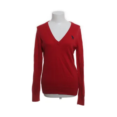Pullover (Röd) från Abercrombie & Fitch Bomull, Kashmir, Ull