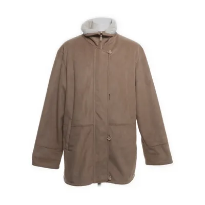 Shearlingjacka (Beige) från Vittoria Verani Akryl, Polyester