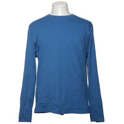 Långärmad t-shirt (Blå) från Ombre Bomull