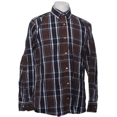 Shirt (Bruin, Wit, Blauw) van Pre End Katoen