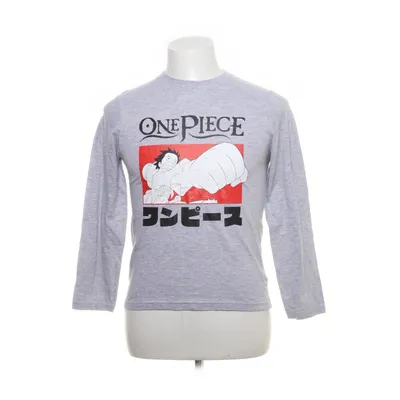 Långärmad t-shirt (Grå, Röd, Svart) från One Piece Bomull, Polyester