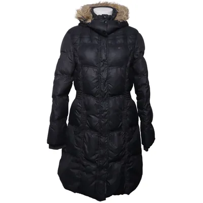 Doudoune longue (Noir) de Tommy Hilfiger Denim Acrylique, Polyamide, Polyester