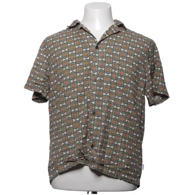 Short sleeve shirt (Green, Brown, Multicolored) from Les Deux Lyocell