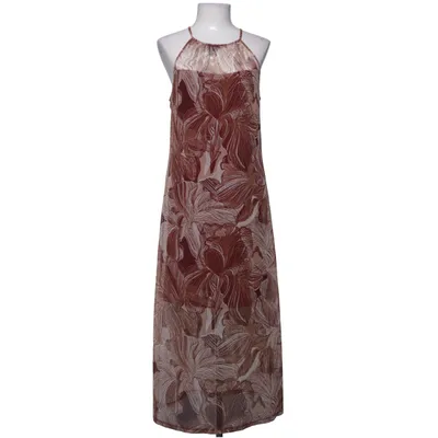 Maxi jurk (Bruin, Rood) van DKNY Elastaan, Polyester
