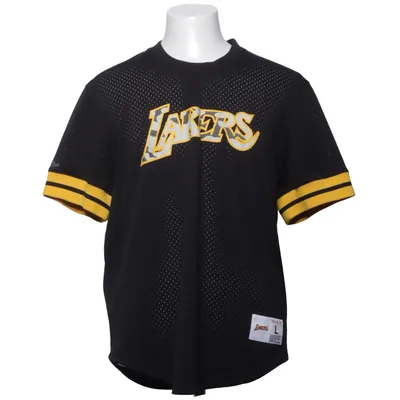 Basketball shirt (Black, Yellow) from Mitchell & Ness Polyester
