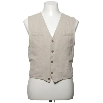 Gilet de costume (Beige) de Joe Riwa Acétate, Coton, Lin, Viscose