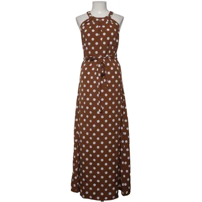 Maxi dress (Brown, White) from Gina Tricot