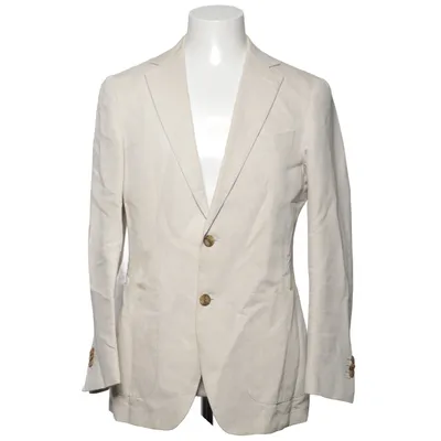 Blazer (Beige) fra Suitsupply Bomuld, Cupro, Linned, Polyester, Viscose