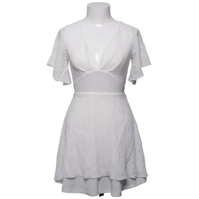 Jurk (Wit) van Dennis Maglic Katoen, Polyester