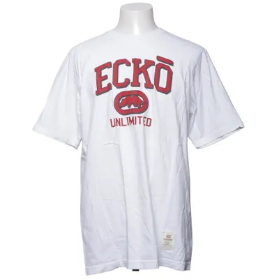 T-shirt (Blanc, Rouge) de Ecko Unltd Coton