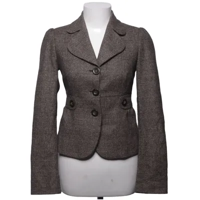 Blazer (Braun) von United Colors of Benetton Elasthan, Polyamid, Polyester, Seide, Wolle