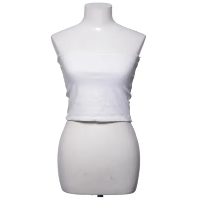 Tube top (White) from Pacific Republic Pull & Bear Cotton, Elastane